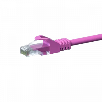 DSIT CAT 5e U/UTP καλώδιο δικτύου patch, 7,5 m, ροζ, CCA, RJ45, 1 Gbps, 100 MHz