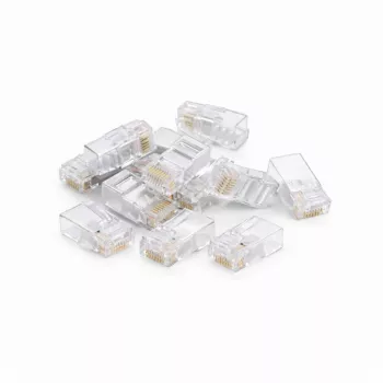 DSIT CAT5e UTP RJ45 Βύσμα για Λιγούμενους και Συμπαγείς Αγωγούς, Συσκευασία 10 τεμ.