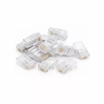 DSIT UTP RJ45 CAT6a Βύσμα Δικτύου για Εύκαμπτα Καλώδια - Συσκευασία 10 τεμ.