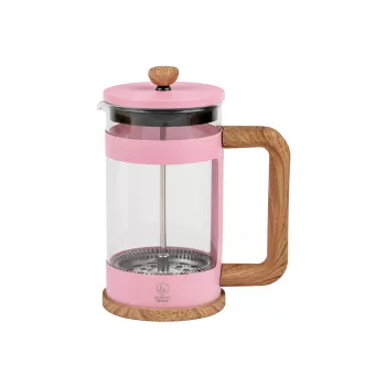 Leopold Vienna Franca French Press Συσκευή Καφέ και Τσαγιού, Ροζ, 600 ml
