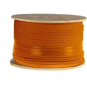 DSIT CAT7 100% Χαλκός S/FTP Solid Core LSZH Cca Καλώδιο - Ρολό 305m, Μωβ