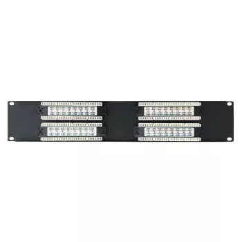 DSIT 19 ιντσών Cat6 UTP Patchpanel 32 Θυρών 2U Μαύρο