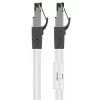 DSIT CAT 8 S/FTP PiMF RJ45 Καλώδιο Δικτύου, 2 m, Λευκό