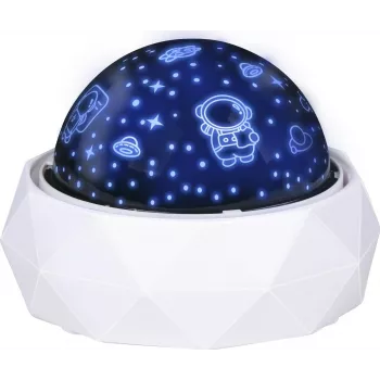 GRUNDIG Προβολέας Αστεριών LED Νυχτερινό Φωτάκι με Περιστρεφόμενους Αστερισμούς