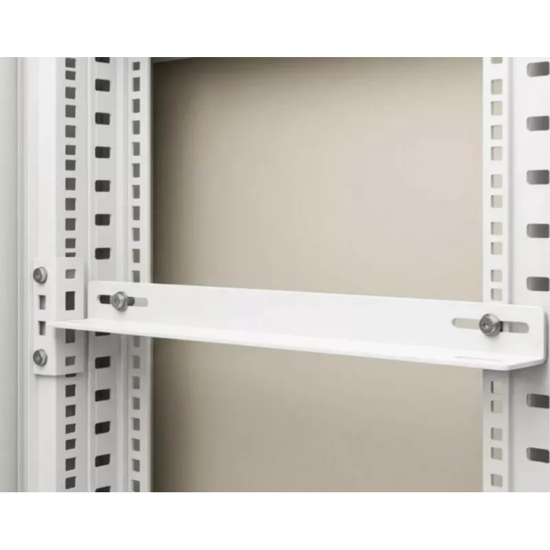 DSIT Ράγες Rack 19 ιντσών για Επιτοίχια Ερμάρια Βάθους 450 mm - Λευκό