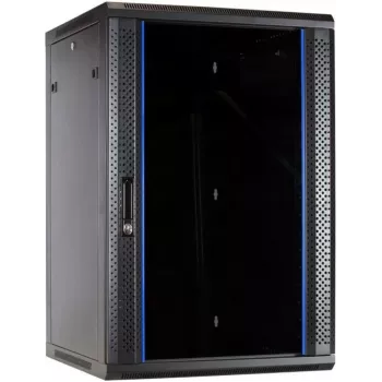 DSIT Ερμάριο Server Επιτοίχιας Τοποθέτησης 22U με Γυάλινη Πόρτα 600x600x1100mm (DS6622-WAND)
