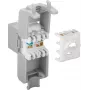 DS-IT CAT6a UTP Πρίζα Δικτύου Keystone - Χωρίς Εργαλεία - Γκρι (DS-KC-UTP6A-TL-2)