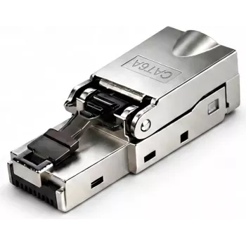 DSIT S/FTP CAT6a Βύσμα Δικτύου RJ45 Χωρίς Εργαλεία για Καλώδια Λιτών Αγωγών