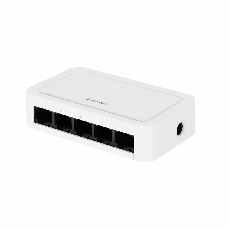 Gembird NSW-G5-02 Switch Gigabit Ethernet 5 Θυρών - Λευκό