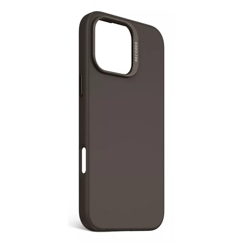 DECODED Αντιβακτηριδιακή Θήκη Σιλικόνης για iPhone 16 Pro Max MagSafe Μαύρο