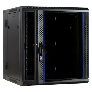 DSIT DS6612-DOUBLE Αμφίπλευρο Ερμάριο Server Επιτοίχιας Τοποθέτησης με Γυάλινη Πόρτα, Πλάτος 600 mm