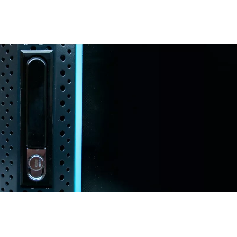 DSIT Rack Server 22U 19 ιντσών με Γυάλινη Πόρτα, 600x800x1200 mm, Μαύρο (DS6822)