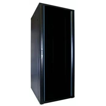 DSIT DS8042 42U 19 ιντσών Server-Rack-Schrank με σκληρυμένη γυάλινη πόρτα, 800x1000mm, Μαύρο