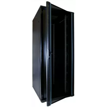DSIT DS8042 42U 19 ιντσών Server-Rack-Schrank με σκληρυμένη γυάλινη πόρτα, 800x1000mm, Μαύρο