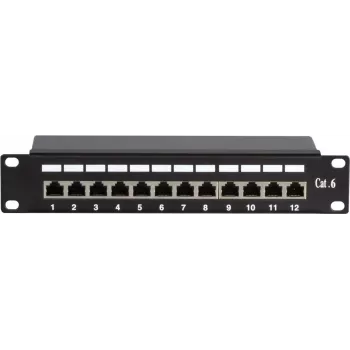 DSIT DS-10Patch6-12FTP 10 inch 12-Port FTP CAT6 Patchpanel