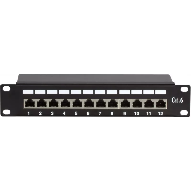 DSIT DS-10Patch6-12FTP 10 inch 12-Port FTP CAT6 Patchpanel