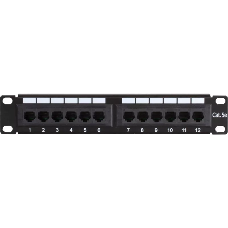 DSIT DS-10Patch5-12UTP 10 inch 12-Port UTP CAT 5e Patchpanel