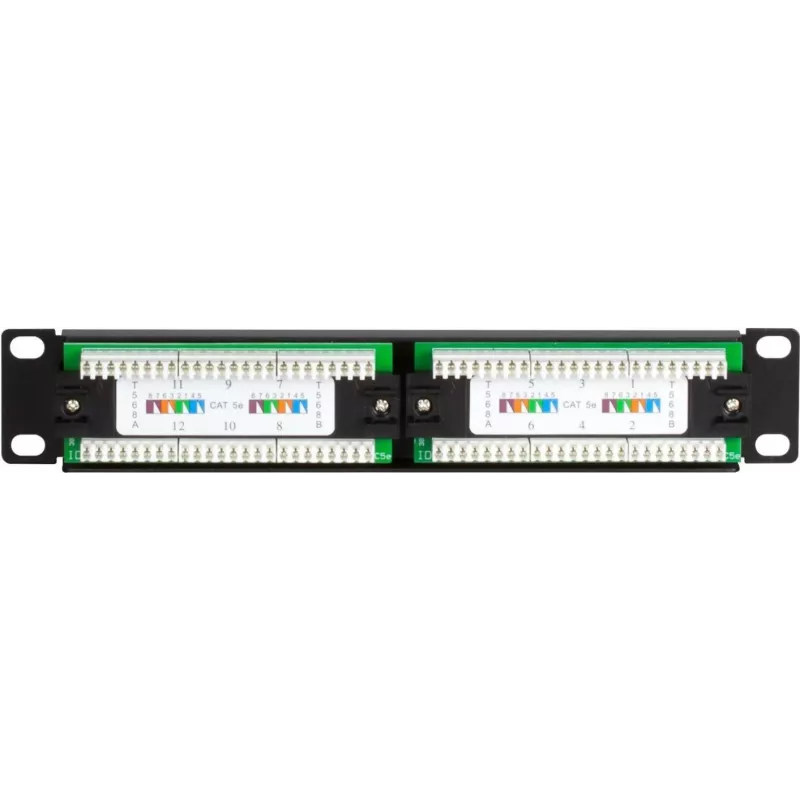 DSIT DS-10Patch5-12UTP 10 inch 12-Port UTP CAT 5e Patchpanel