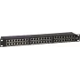 DS-IT CAT6 FTP 48-Port 19 inch 2U θωρακισμένο patch panel, μαύρο