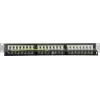 DS-IT CAT6 FTP 48-Port 19 inch 2U θωρακισμένο patch panel, μαύρο