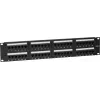 DSIT DS-Patch6-48UTP CAT6 UTP 19 inch 48-Port patch panel δικτύου, 1U, μαύρο