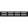 DSIT DS-Patch6-48UTP CAT6 UTP 19 inch 48-Port patch panel δικτύου, 1U, μαύρο