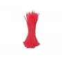 DSIT δεματικά καλώδιων 140mm κόκκινα 100 τεμ. (kb_140mm_rood)