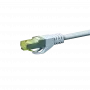 DSIT Cat.7 S/FTP (PiMF) RJ45 καλώδιο patch, λευκό, 0,25 m (DC-72-002)