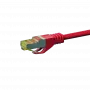 DSIT RJ45 καλώδιο δικτύου S/FTP (PiMF) Cat.7 patch, κόκκινο, 0,25 m