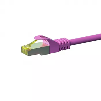 DSIT RJ45 καλώδιο δικτύου S/FTP (PiMF) Cat.7, ροζ, 50m (DC-79-500)