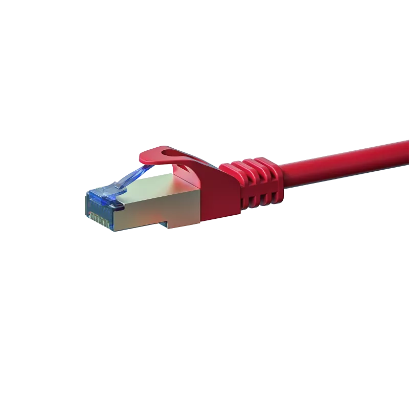 DSIT CAT 6a S/FTP LSOH καλώδιο Ethernet patch, 2m, κόκκινο