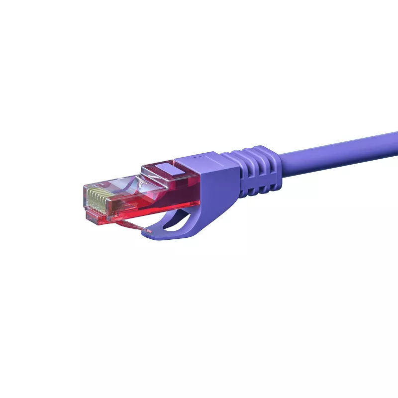 DSIT CAT6 καλώδιο δικτύου U/UTP 30m μωβ 100% χαλκός καλώδιο patch RJ45