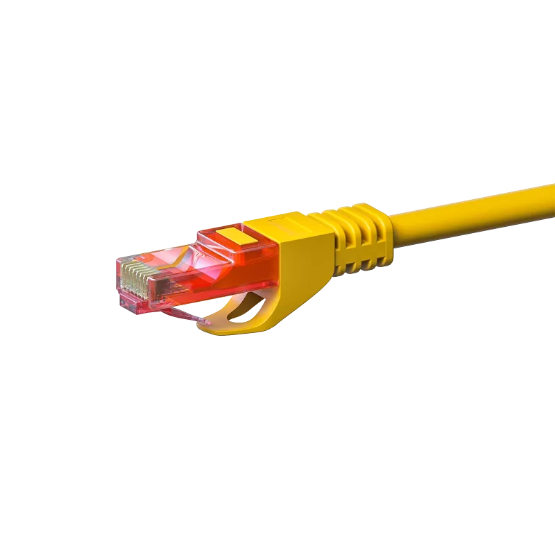 DSIT CAT6 καλώδιο δικτύου, U/UTP, 50 m, κίτρινο, 100% χαλκός (DC-67-500)