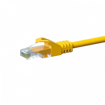 DSIT CAT 5e U/UTP καλώδιο δικτύου, 10 m, κίτρινο, CCA, RJ45, 1 Gbit/s, 100 MHz