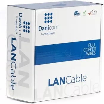 DSIT DANICOM CAT6 UTP 100m PVC Fca καλώδιο δικτύου DC-UTP6-100-FCA