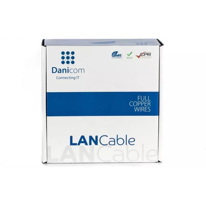 DSIT DANICOM CAT6 UTP 100m PVC Fca καλώδιο δικτύου DC-UTP6-100-FCA