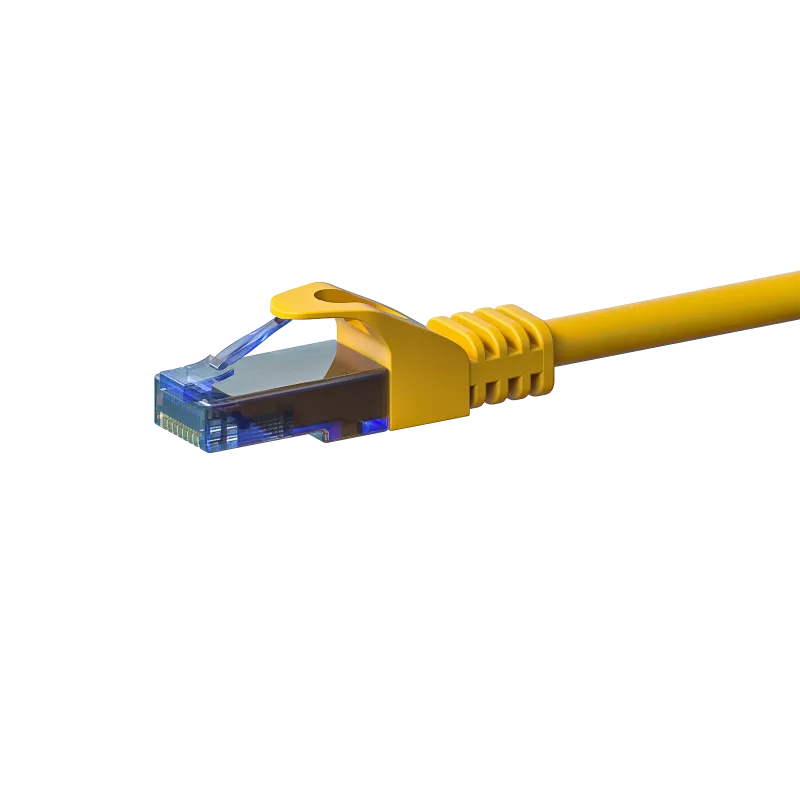 DSIT CAT6a καλώδιο δικτύου 100% χαλκός - U/UTP - 7,5 m - κίτρινο (DC-U6A7-075)