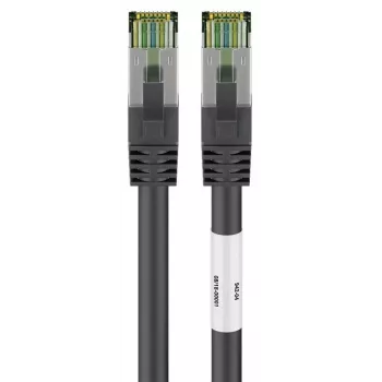 DSIT RJ45 καλώδιο δικτύου S/FTP PiMF CAT 8 καλώδιο μαύρο 0,25m