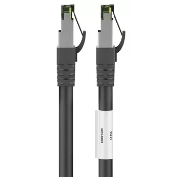 DSIT RJ45 καλώδιο δικτύου S/FTP PiMF CAT 8 καλώδιο μαύρο 0,25m