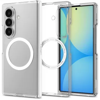 SPIGEN Ultra Hybrid Pro MagSafe Θήκη για Samsung Galaxy Z Fold 8 Ultra Διαφανές/Λευκό