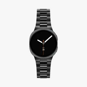 Spigen Modern Fit 316L Ανοξείδωτο Ατσάλι Βραχιόλι για Samsung Galaxy Watch 8 / 9 / Classic (40 / 44 / 46mm) Μαύρο