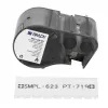 BRADY BMP51/BMP53/M511 Αυτοστρωματοποιούμενη Βινυλική Ετικέτα Σήμανσης Καλωδίων, Λευκό/Διαφανές, 38,1 mm x 25,4 mm, 160 Ετικέτες/Ρολό