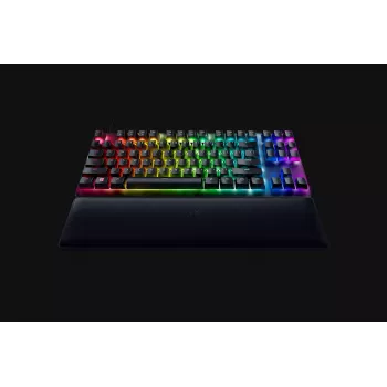 Ενσύρματο οπτικό gaming πληκτρολόγιο Razer Huntsman V2 Tenkeyless, διακόπτες Clicky Purple, διάταξη Nordic, RGB, μαύρο (RZ03-03941300-R3N1)