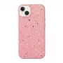 UNIQ Coehl Terrazzo θήκη για iPhone 14 Plus / 15 Plus, κοραλί ροζ