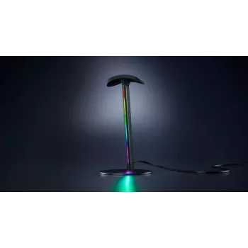 RAZER Base Station V3 Chroma RGB βάση ακουστικών με hub USB 3.1 2 θυρών - μαύρο