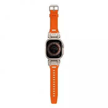 SKINARMA Titon λουράκι για Apple Watch Ultra 49mm πορτοκαλί
