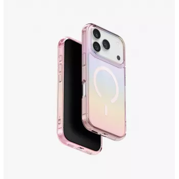 UNIQ Iridescia Magclick θήκη φόρτισης για iPhone 17 Pro - χαλαζίας μεσάνυχτων