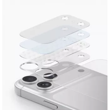 UNIQ Optix Aeroshield+ προστασία μονάδας κάμερας για iPhone 17 Pro Max διαφανές