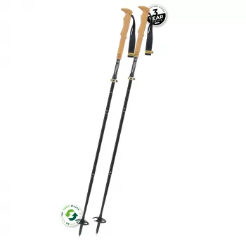 Komperdell FX Lite Carbon Vario Summit Compact μπαστούνια πεζοπορίας - τιτάνιο