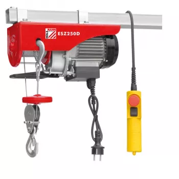HOLZMANN MASCHINEN ESZ250D-230V ηλεκτρικό βαρούλκο 250 kg διπλό σχοινί 125 kg μονό σχοινί 230 V